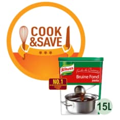 Cook & Save Cadeau: Knorr Fonds de Cuisine Bruine Fond Pasta 1 kg - 